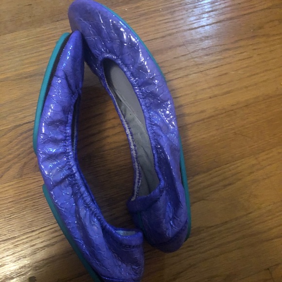 Euc size 9 custom purple croc tieks - Picture 5 of 6